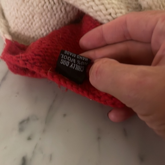 Chilly dog small wool rainbow dog sweater - Picture 2 of 2